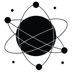 Abstract Solar System Model in Minimalist Geometric Space Vector