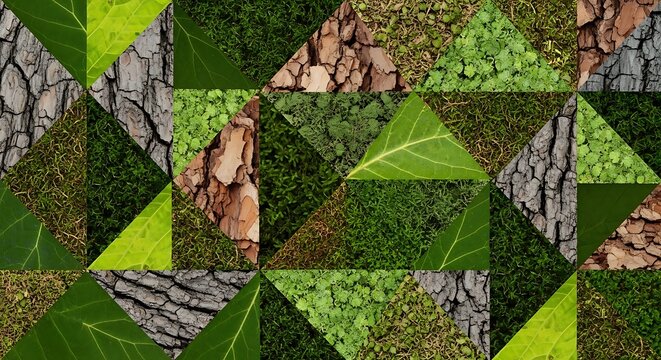 Forest Texture Mosaic