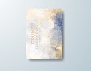 Cards with watercolor background. Design for your cover, date, postcard, banner, logo.