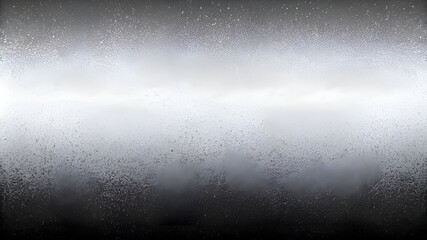 Abstract Grayscale Image of Water Droplets on a Foggy Window