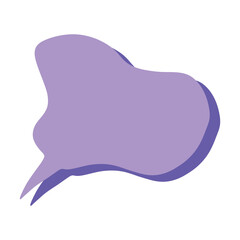 Hand drawn speech bubble Blank empty message box Textbox frame for banners, price tags, stickers, design