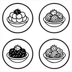 A Hearty Untraditional Spaghetti with Meatballs, the Classic Dish Italian American Comfort food, Smothered in Rich Tomato Sauce for a Savory Gourmet Dinner or Lunch