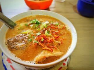 Authentic Indonesian traditional soup