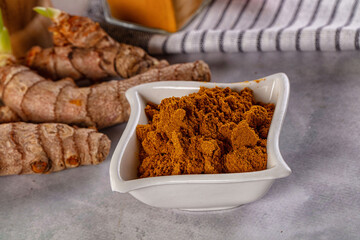 Indian spices - Curry powder heap
