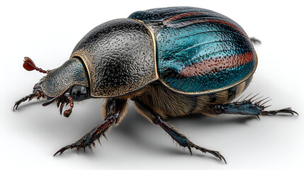 Its body is covered in fine brown hair, and its legs are thick, dark, and spiny, clearly showing its powerful, digging morphology