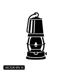 Vintage Kerosene Lantern Illustration - A Symbol of Light and Nostalgia.