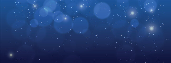 Abstract blue christmas facebook cover template