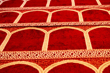 Prayer rug in Mosque of the Barber, Zawiya of Sidi Sahib