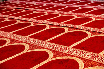 Prayer rug in Mosque of the Barber, Zawiya of Sidi Sahib