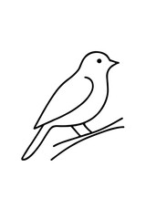 Obraz premium vector illustration of a bird