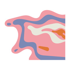 Corner Abstract Liquid