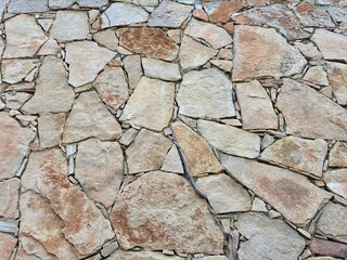 Felswand mit Struktur