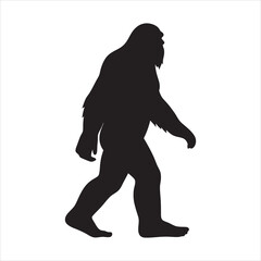 Bigfoot Sasquatch SVG Cut File for Circuit and Silhouette, EPS Vector, PNG , JPEG , Zip Folder