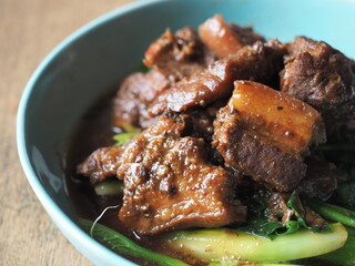 pork bone and belly stew
