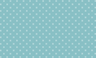 Floral decorative seamless pattern background. Mint blue pattern background.
