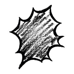 Hand drawn speech bubble Blank empty message box Textbox frame for banners, price tags, stickers, design