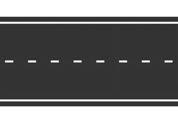 Straight Road Illustration,