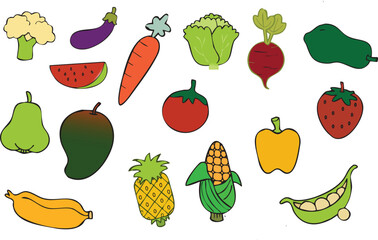 Fruit and Vegetables clipart