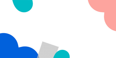 Colorful geometric pop art background with wave pattern. overlay geometric design of trendy Memphis 80s-90s style simple