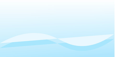 Abstract white wavy glowing lines on a blue background. Futuristic digital high-technology pattern. Health Care concept simple art