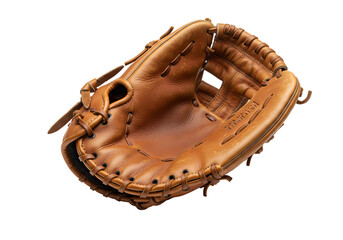 Vintage Baseball Glove isolated on transparent background