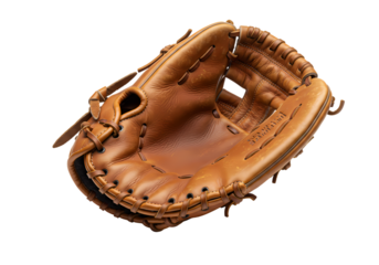 Vintage Baseball Glove isolated on transparent background