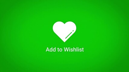 Empowering users to save favorite items with a clear 'Add to Wishlist' prompt and heart icon in vibrant green.