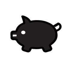 Piggy Bank Financial Savings Symbol