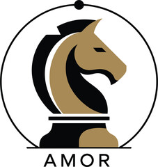 Chess Knight Figure Symbol Graphic Vector Illustration