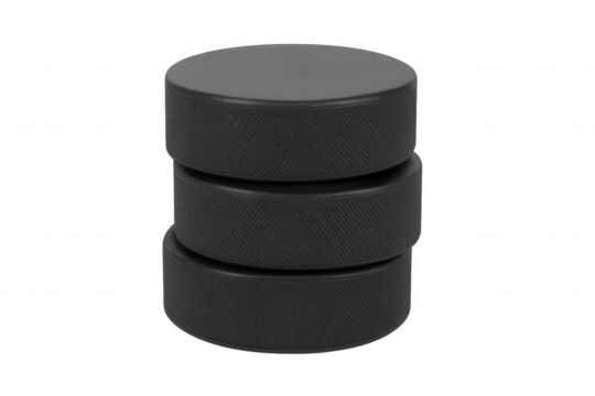 Hockey pucks stacking, equipment for ice hockey game, winter sport, playing on ice, competition object