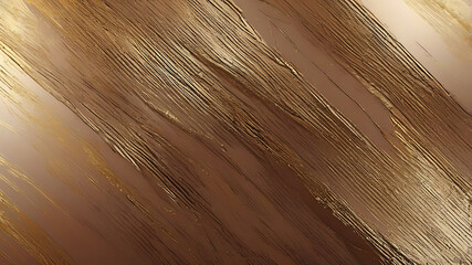 Elegant Golden Brown Abstract AI Art Background with Dynamic Brushstrokes