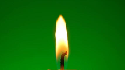 burning match on black background - Powered by Adobe