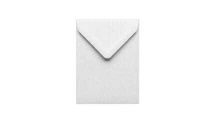 Isolated blank envelope for invitation card, greeting card or letter, stationery item