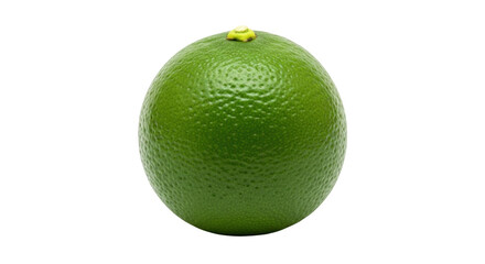 Isolated citrus fruit close-up of a vibrant green lime, a tangy ingredient for cooking, or baking