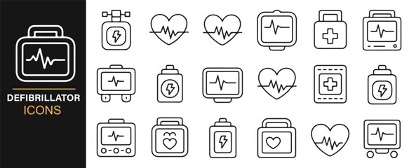 Technology and Circuit Icons Including Microchips, Resistors, and Electric Tools