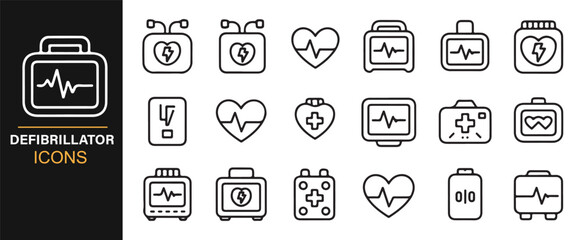 Electronics Circuit Icon Set with Microchips and Components for Technology Design