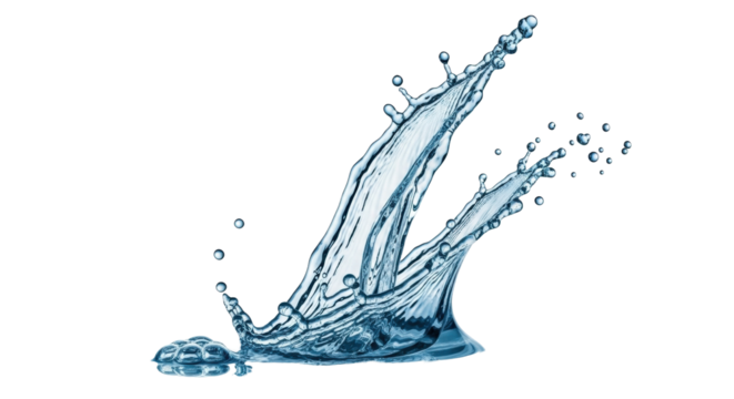 Isolated clear aqua liquid splash art, fresh drink refreshment, drop, pure, clean water burst