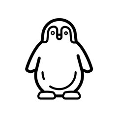 Penguin - simple vector icon