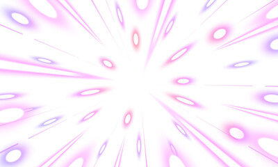 集中するビームのイラスト