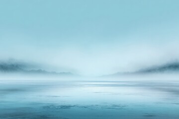 In a dark room, a bright spotlight is illuminating a blue surface