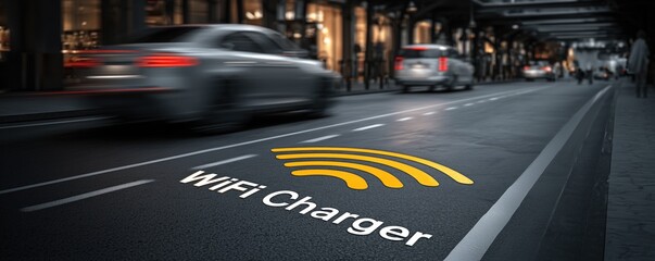 Innovative road surface technology that wirelessly charges EVs while driving, promoting clean energy and smarter transportation