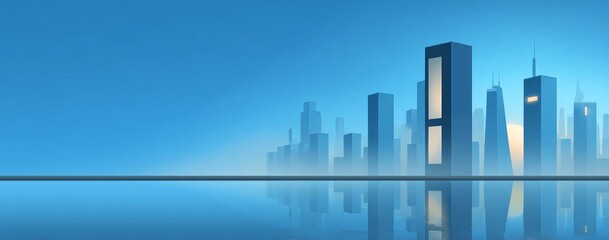 Obraz premium abstract city background