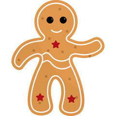 Fototapeta premium Gingerbread Cookies Illustration