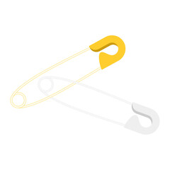 two safety pins element