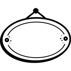 Sign Door Illustration