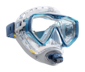 Snorkeling adventure gear underwater equipment ocean exploration isolated on transparent background