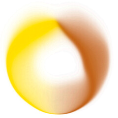 Abstract Yellow Brown Gradient Circle Illustration