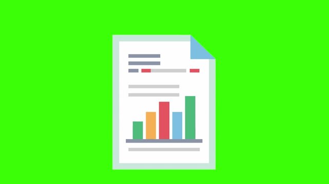 vector illustration of business graph