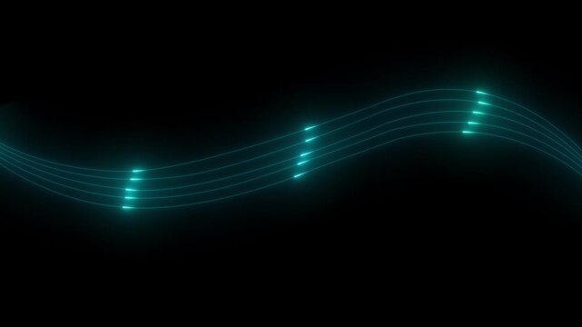 Animation of data processing with icons over connections data transfer 4k animated motion video. Network connections and data points animation over blurred cityscape background. - Powered by Adobe