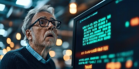 Ransomware attack alert on computer technology visualizing cybersecurity threats in the digital environment